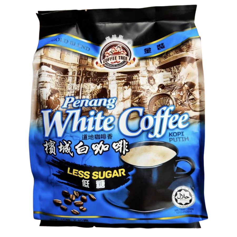 Coffee Tree Penang White Coffee 2-in-1 (Less Sugar) 15x40g