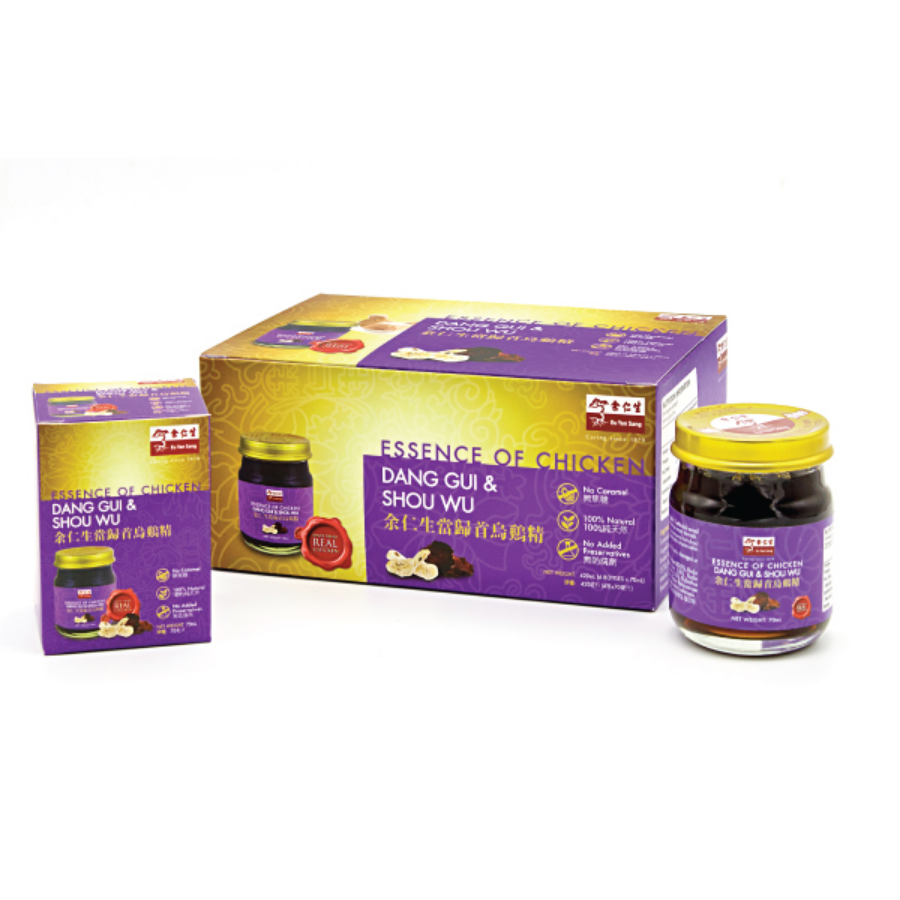 Eu Yan Sang Essence of Chicken with Dang Gui & Shou Wu 6x70ml (EXP: 12.01.26)