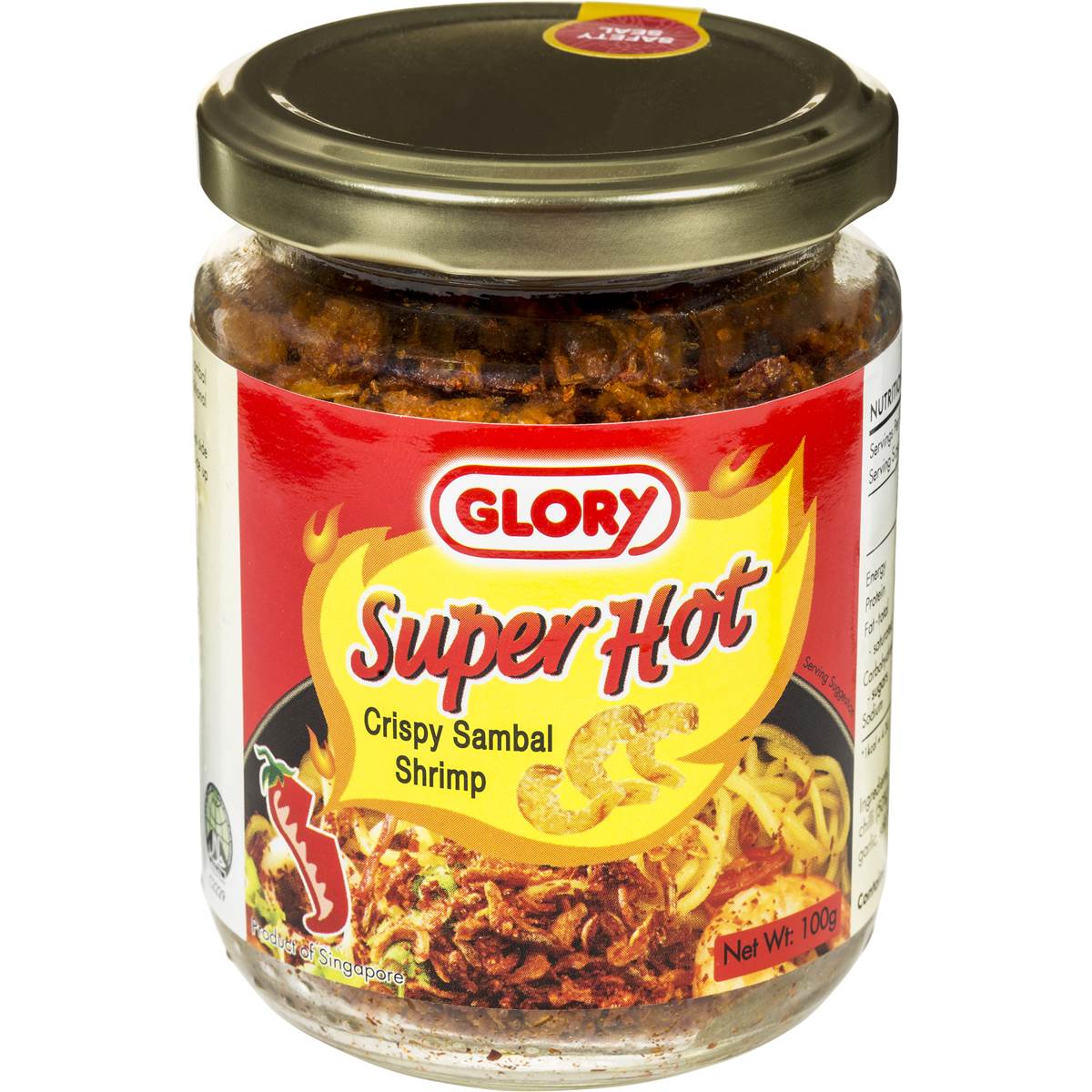 Glory Crispy Sambal Shrimp 100g