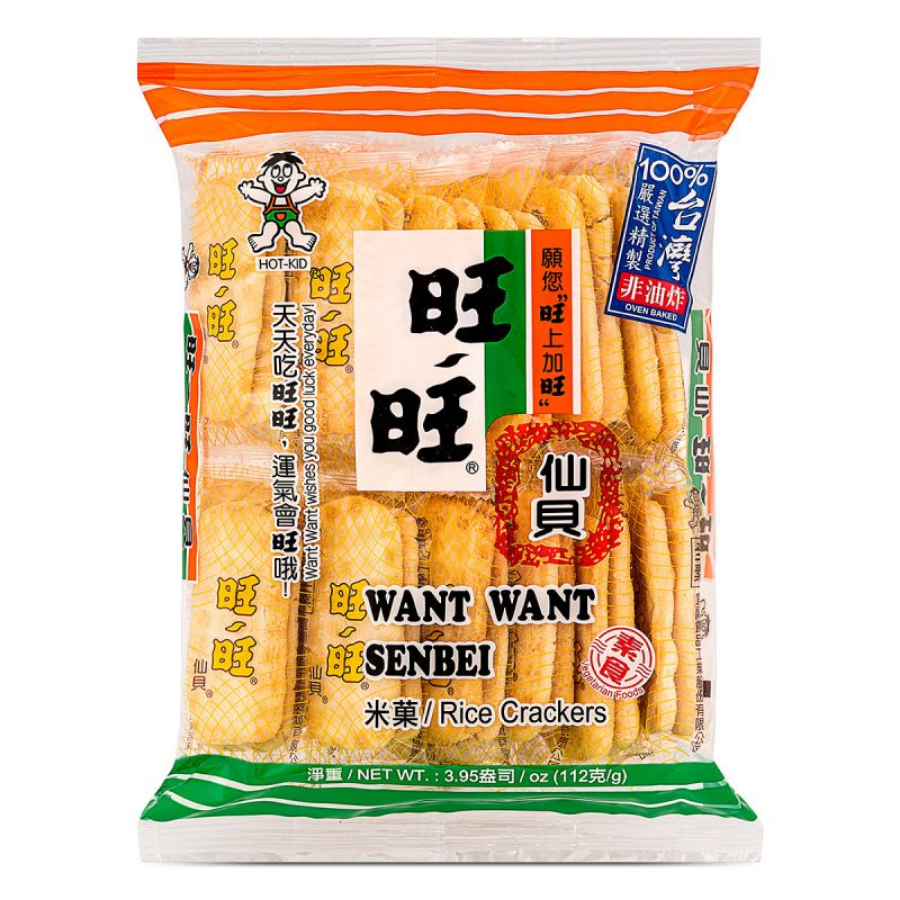 Hot Kid Want Want Senbei Rice Crackers 112g