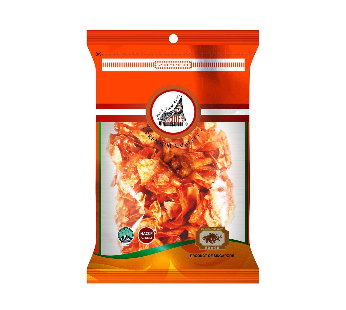 Singapore Houten Chilli Tapioca Chips 100g