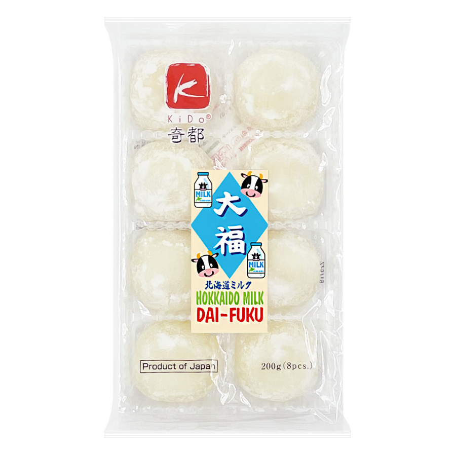 Kido Hokkaido Milk Dai-Fuku Mochi 200g (BB: 05.01.26)
