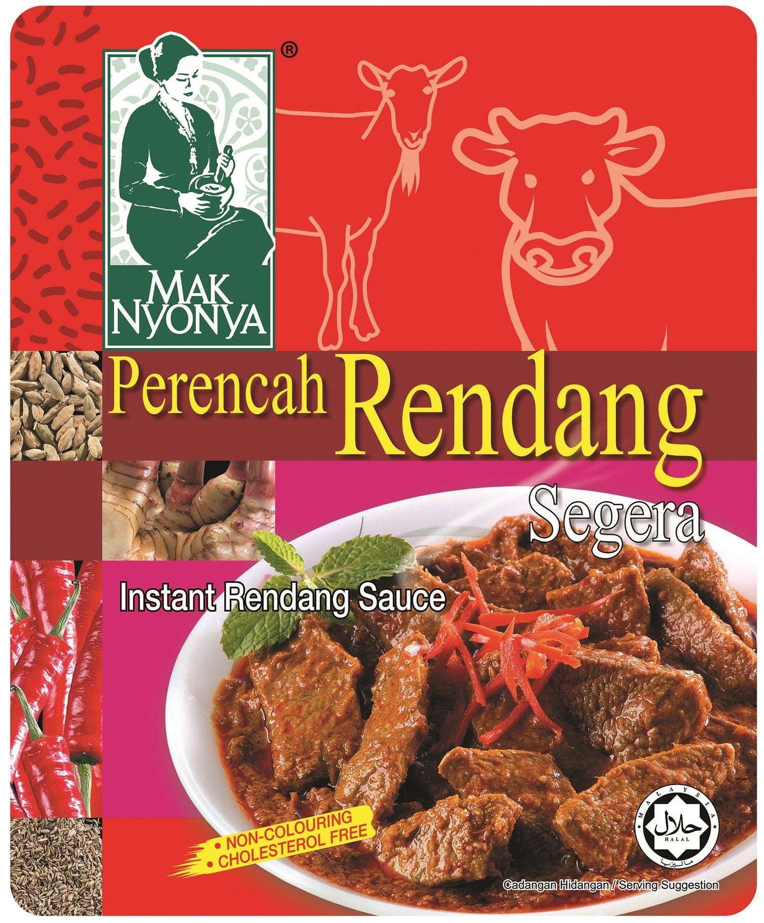 Mak Nyonya Rendang Sauce 200g