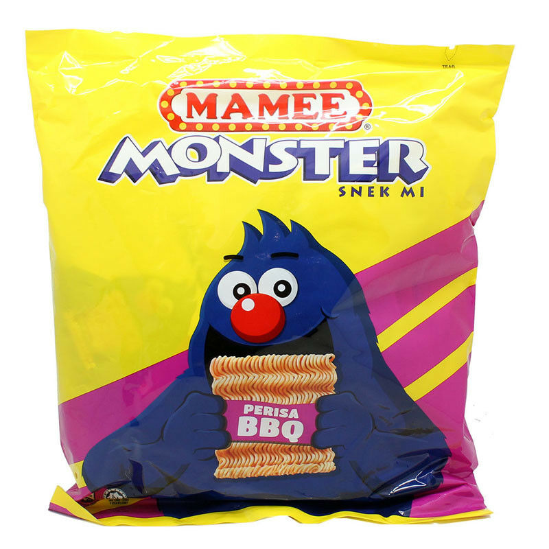 Mamee Monster Snack BBQ 10x25g