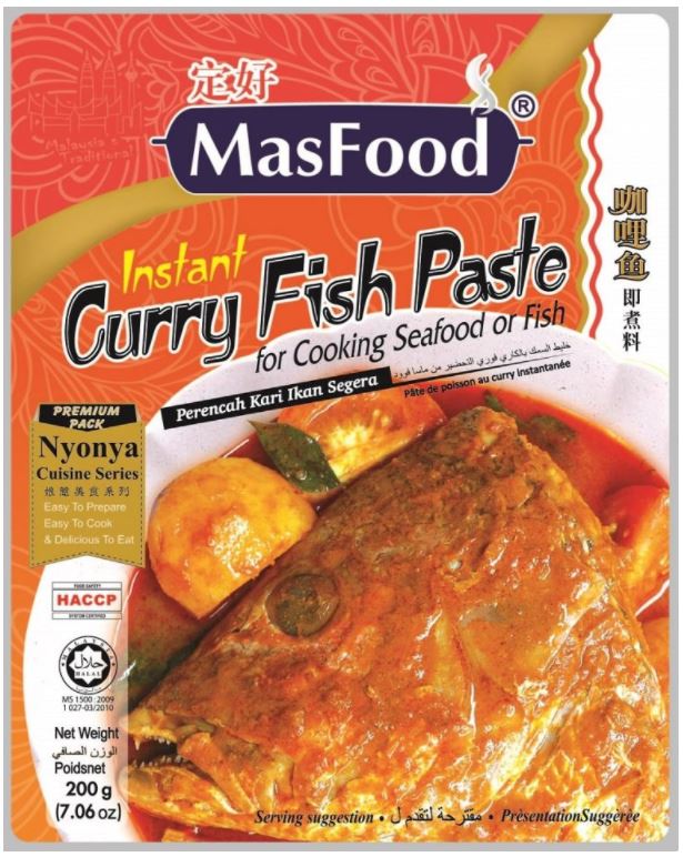 Masfood Curry Fish Paste 200g