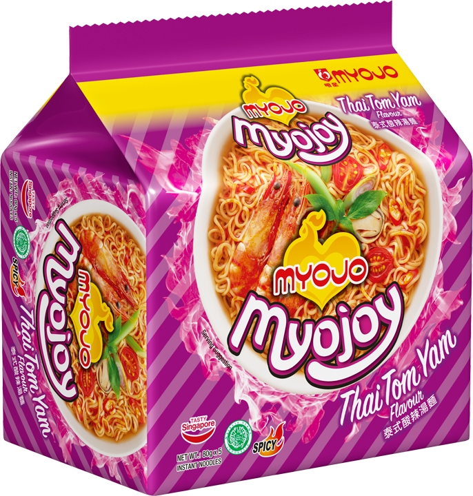 Myojo Thai Tom Yum Flavour 5x80g Pack