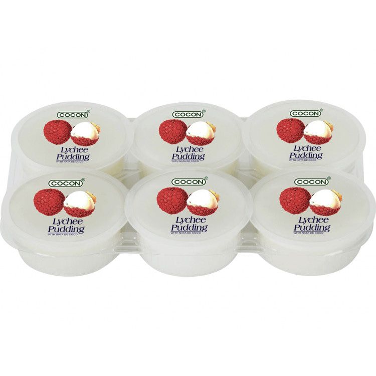 Nata De Coco Pudding Lychee 6x80g