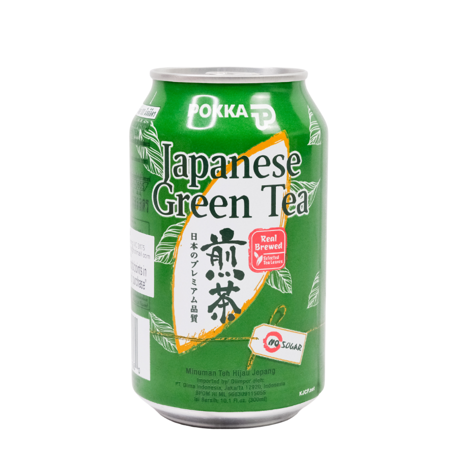 Pokka Japanese Green Tea No Sugar 300ml (BB: 28.11.25)