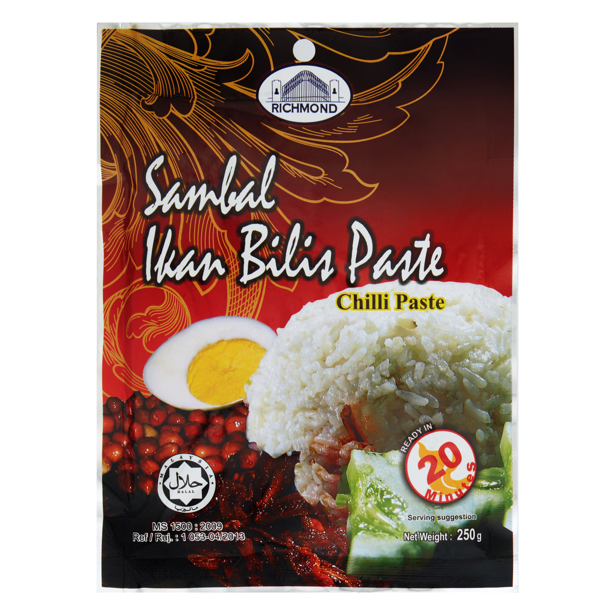 Richmond Sambal Ikan Bilis Paste 250g
