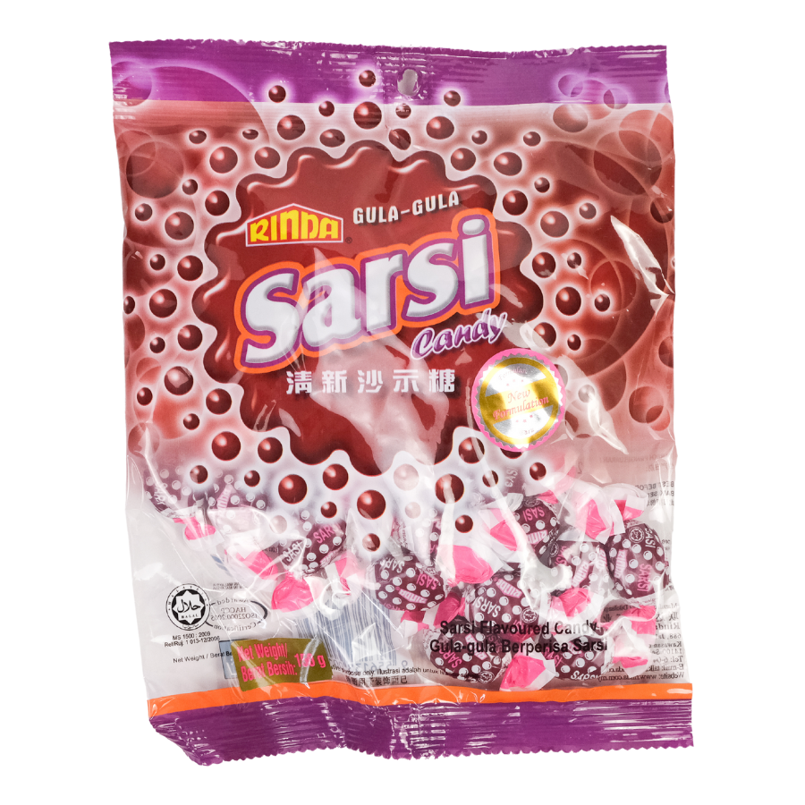 Rinda Sarsi Flavoured Candy 150g (BB: 27.04.25)