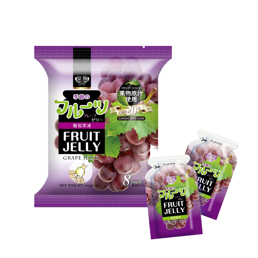 Royal Family Fruit Jelly Grape 160g (BB: 31.07.25)