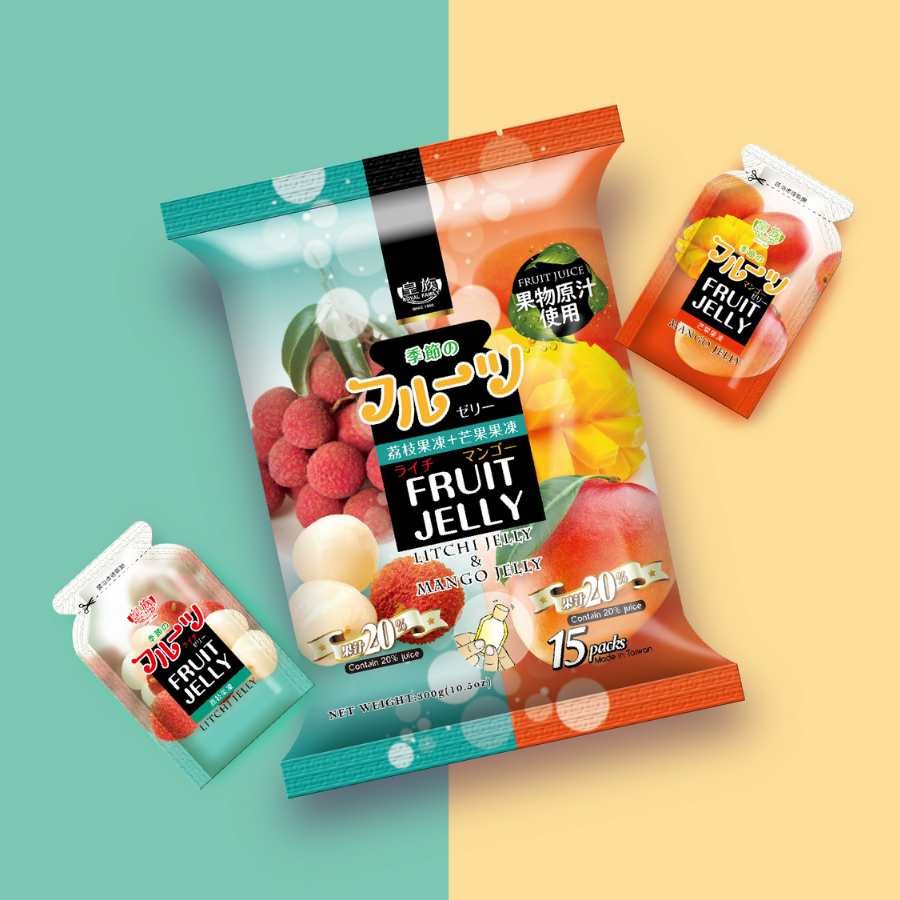 Royal Family Fruit Jelly Lychee & Mango 300g (BB: 31.10.25)