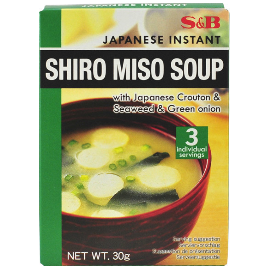 S&B Japanese Instant Shiro Miso Soup 30g