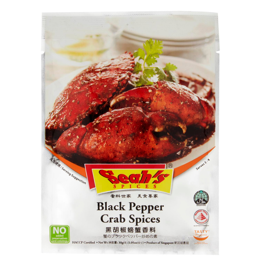 Seah's Black Pepper Crab Spices 30g