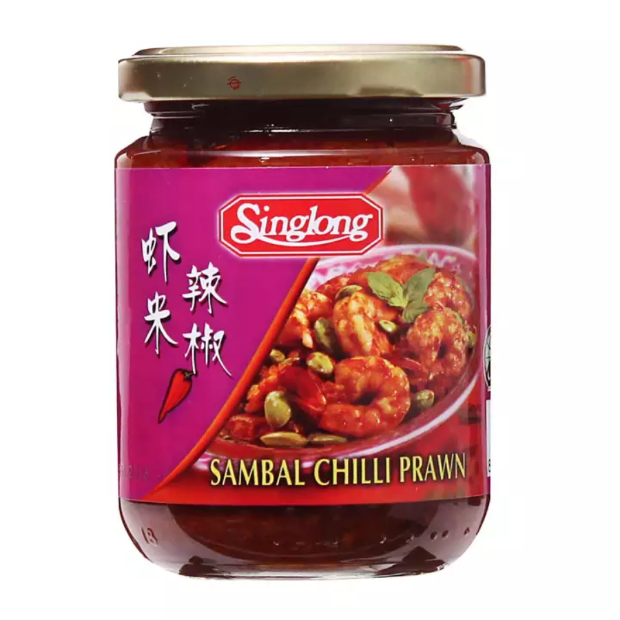 Singlong Sambal Chilli Prawn 230g (BB: 25.01.26)