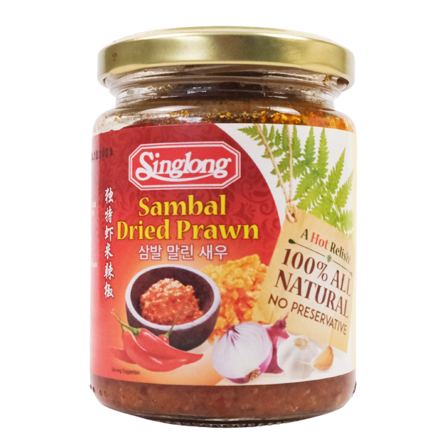 Singlong Sambal Dried Prawn 230g (BB: 26.03.25)