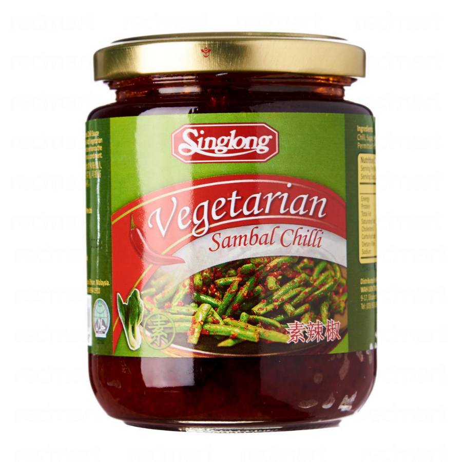 Singlong Vegetarian Sambal Chilli 230g (BB: 11.12.25)