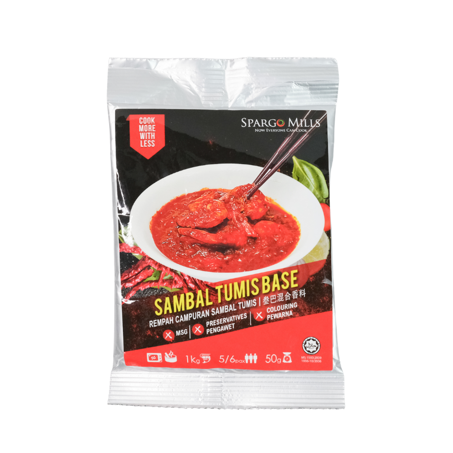 Spargo Mills Sambal Tumis Base 50g (BB: 19.08.25)