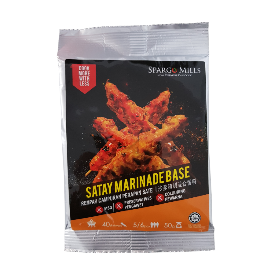 Spargo Mills Satay Marinade Powder 50g