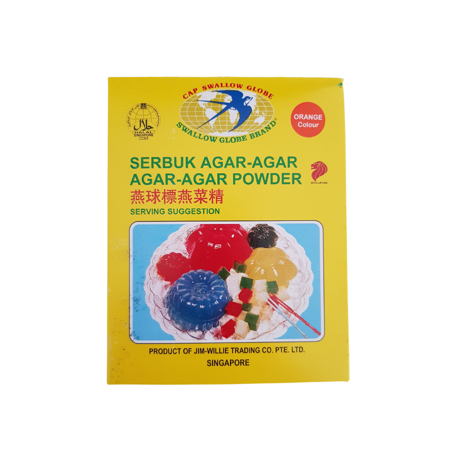 Swallow Globe Brand Agar-Agar Powder (Orange) 10g