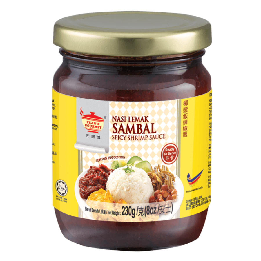 Tean's Gourmet Nasi Lemak Sambal Sauce 230g