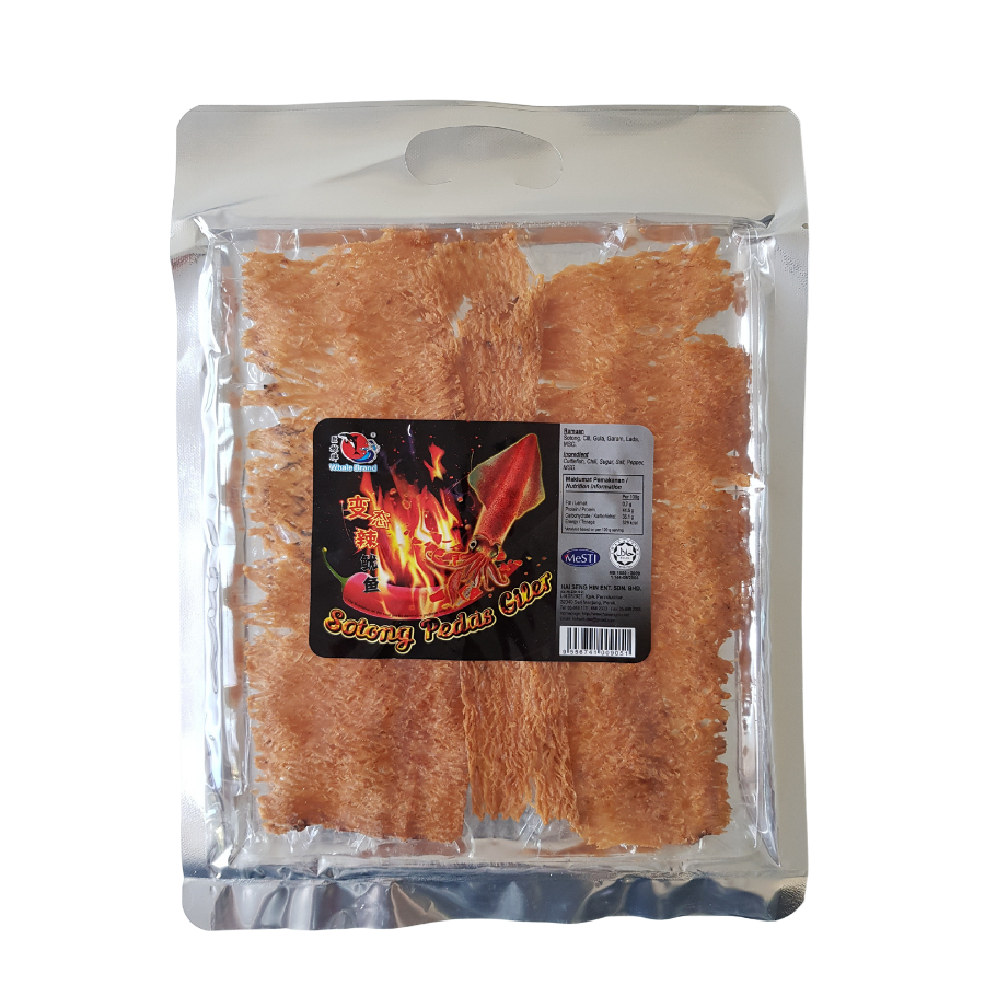 Whale Brand Cuttlefish Super Hot & Spicy 80g