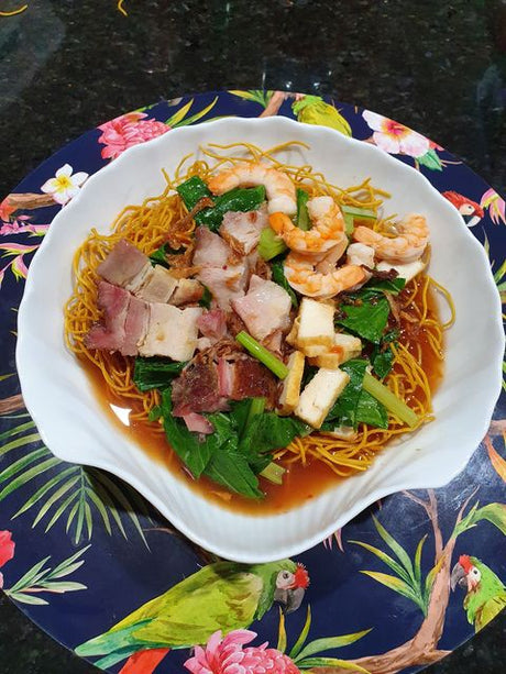Authentic Sarawak Style Tomato Sauce Noodles Recipe