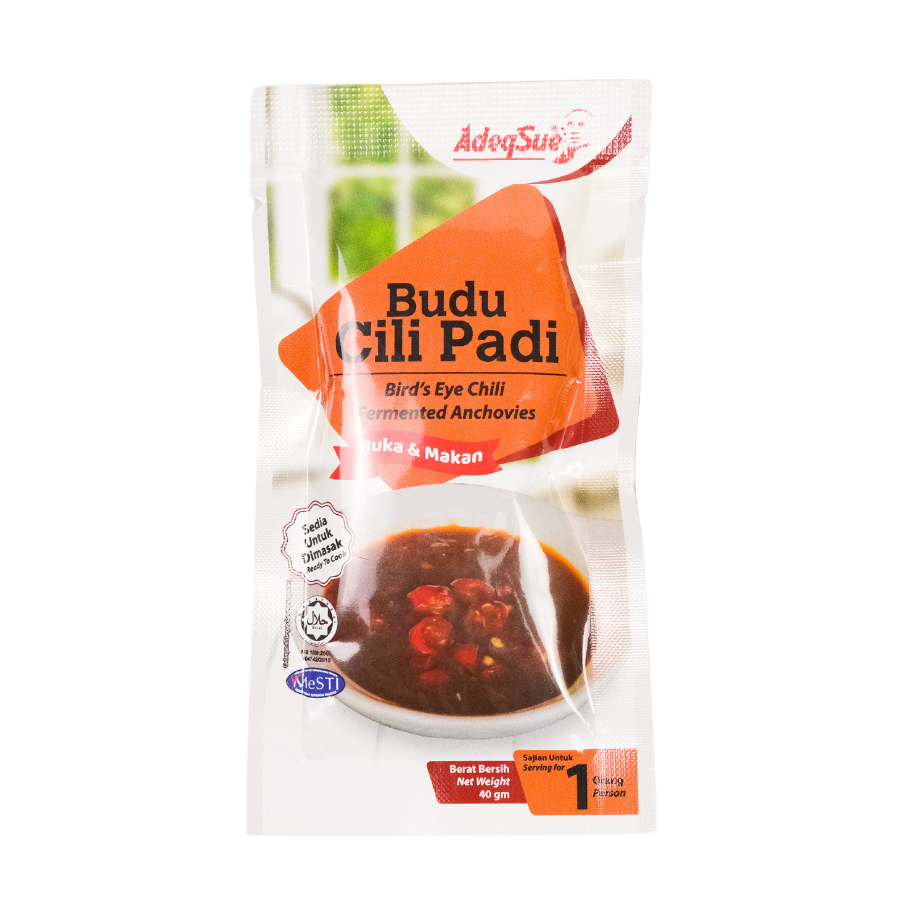 AdeqSue Bird's Eye Chilli with Fermented Anchovies 40g (EXP: 04.08.25)