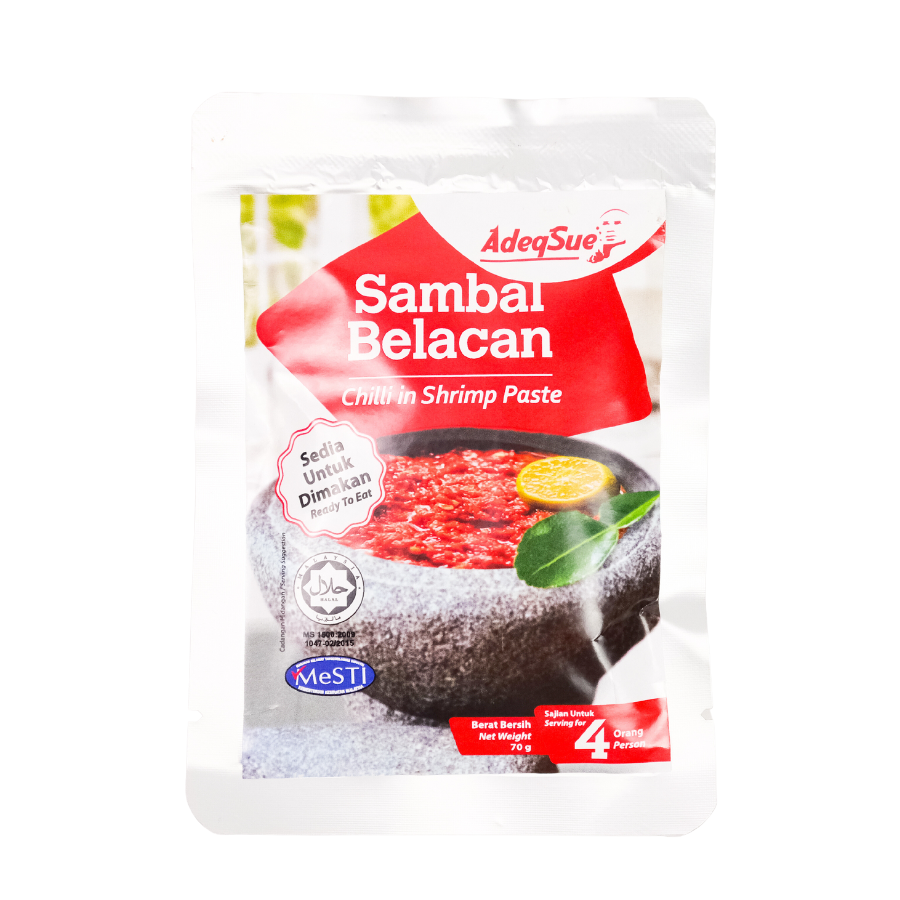 AdeqSue Chilli in Shrimp Paste (Sambal Belacan) 70g