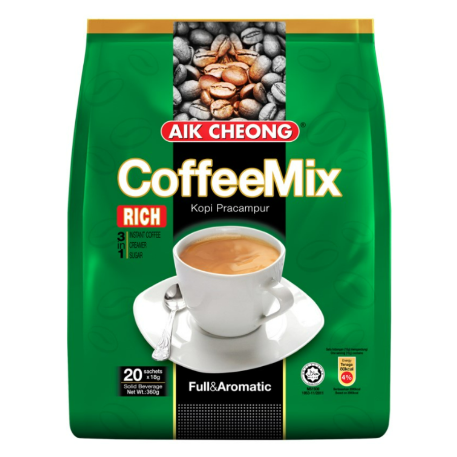 Aik Cheong 3-in-1 Coffee Mix (Rich) 20x18g