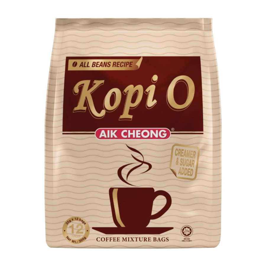 Aik Cheong 3-in-1 Kopi-O Creamer & Sugar (Hainan) 12x25g