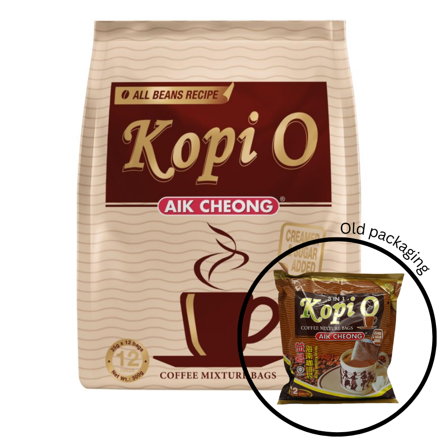 Aik Cheong 3-in-1 Kopi-O Creamer & Sugar (Hainan) 12x25g