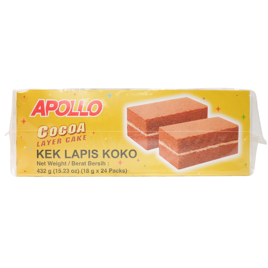Apollo Cocoa Layer Cake 18x24g
