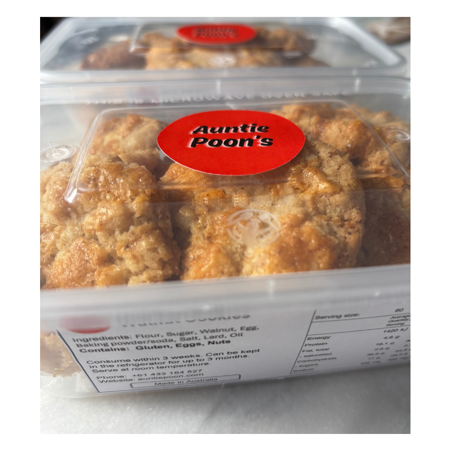 Auntie Poon's Hup Toh Soh (Walnut Cookies) 150g