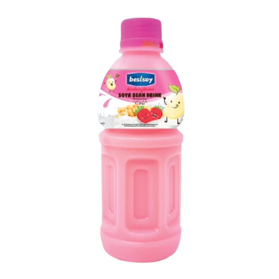 Bestsoy Soya Bean Drink Strawberry 320ml (EXP: 04.08.25)