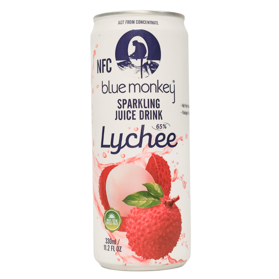 Blue Monkey Sparkling Lychee Drink 330ml