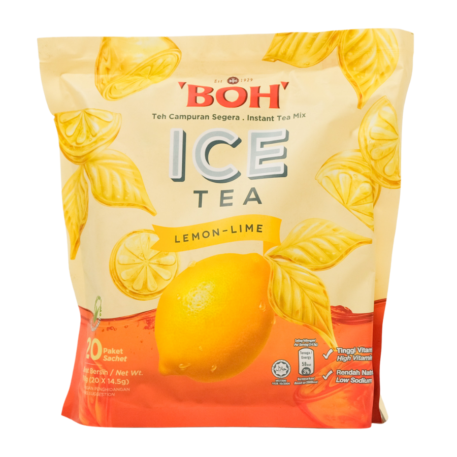 Boh Ice Tea Lemon Lime 20x14.5g