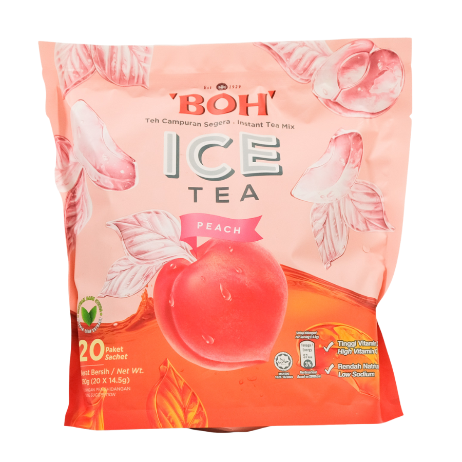Boh Ice Tea Peach 20x14.5g