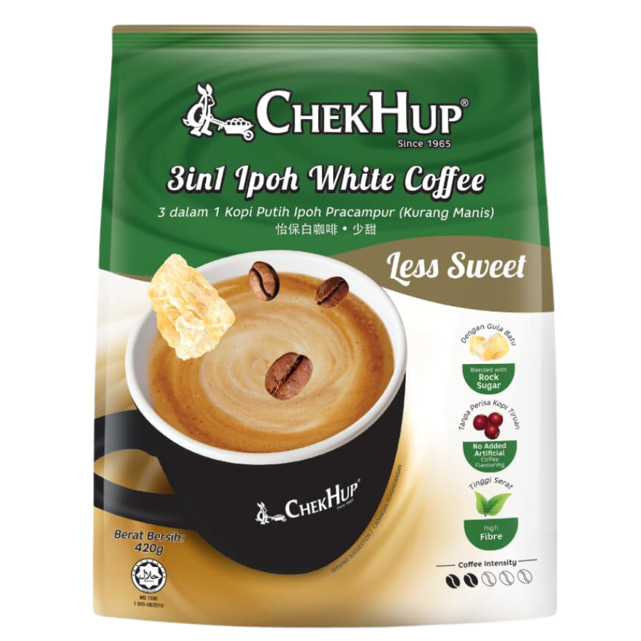 Chek Hup 3-in-1 Ipoh White Coffee (Less Sweet) 12x35g