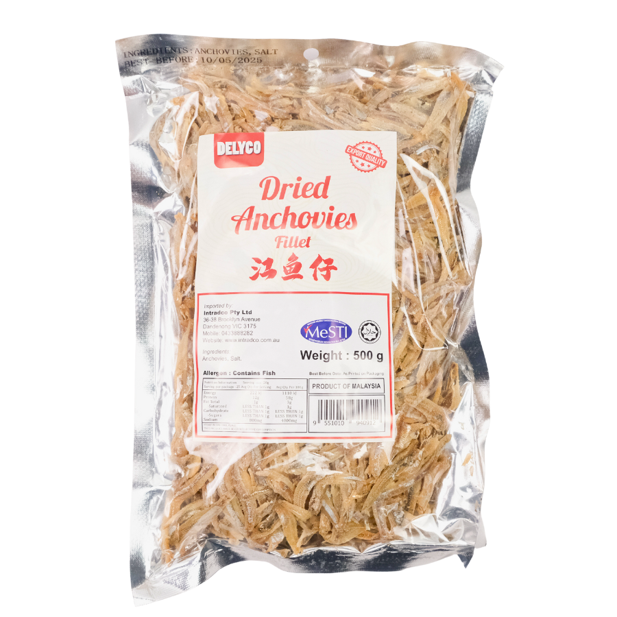 Delyco Dried Anchovies Fillet 500g