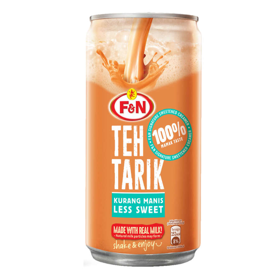 F&N Teh Tarik Less Sweet 240ml (BB: 26.06.24)
