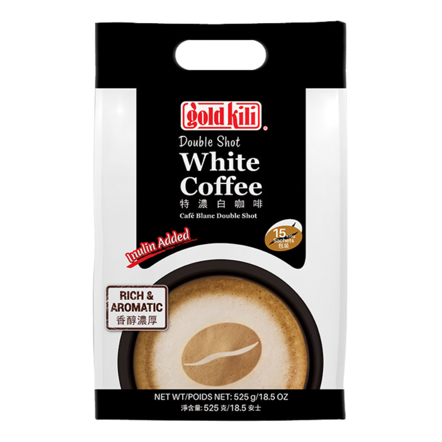 Gold Kili Instant Double Shot White Coffee 15x35g