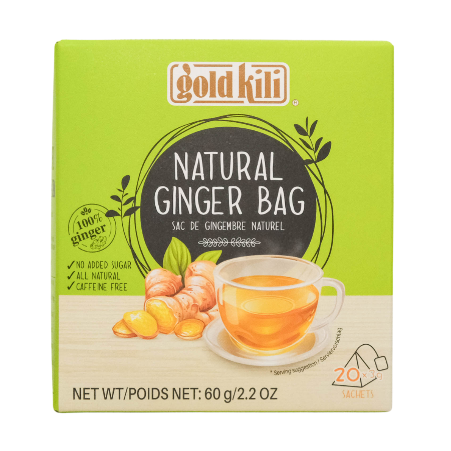 Gold Kili Natural Ginger Bag 20x3g