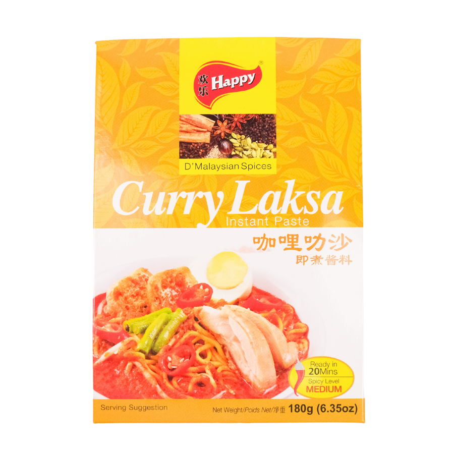 Happy Brand Curry Laksa Paste 180g