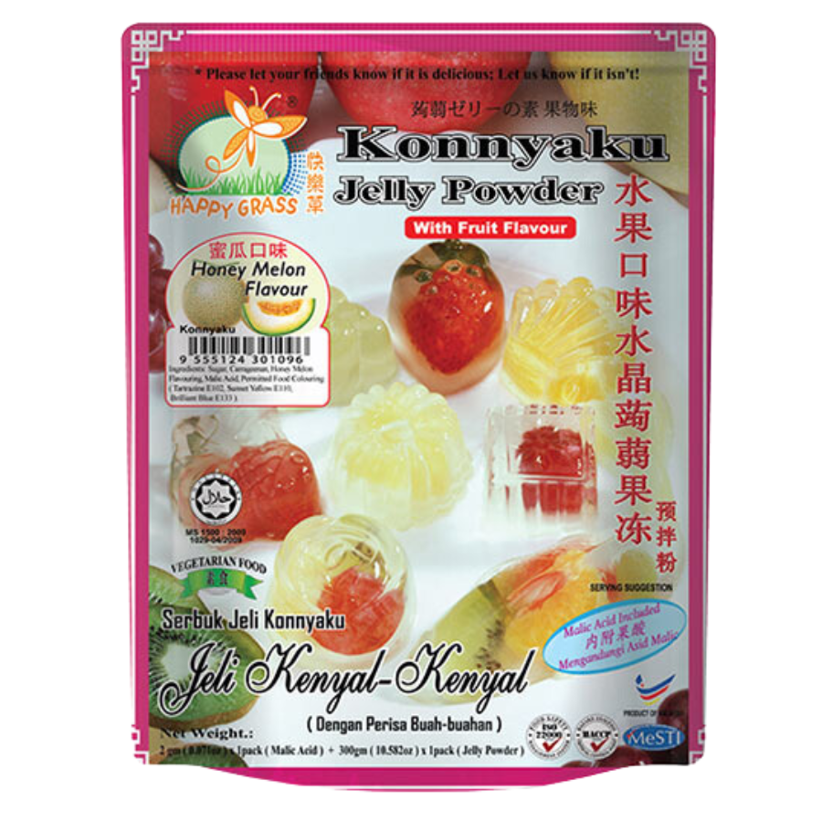 Happy Grass Konnyaku Jelly Powder Honey Melon Flavour 280g