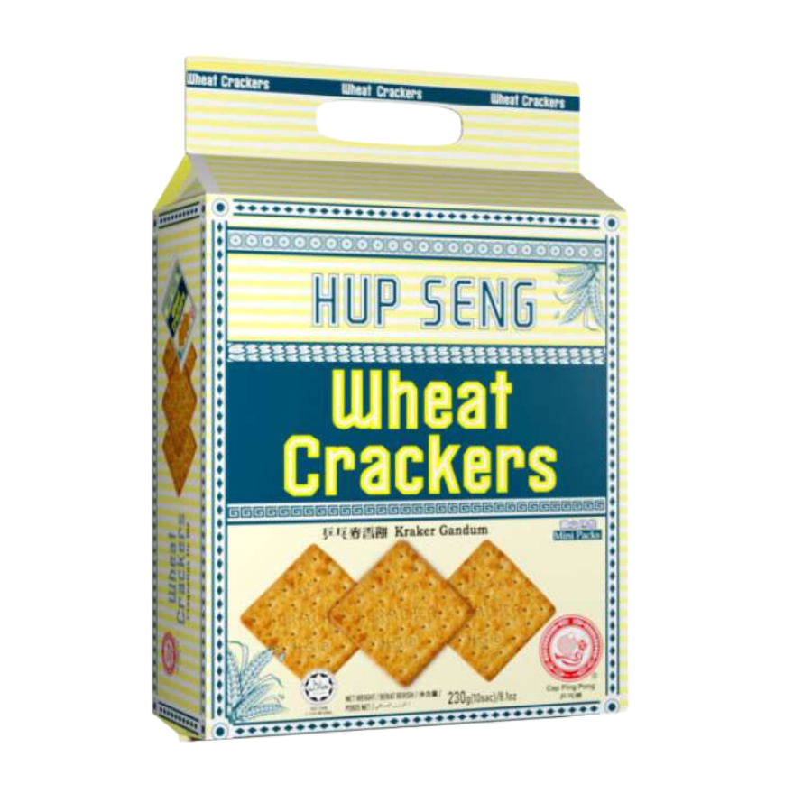 Hup Seng Wheat Crackers 230g (BB: 15.08.24)
