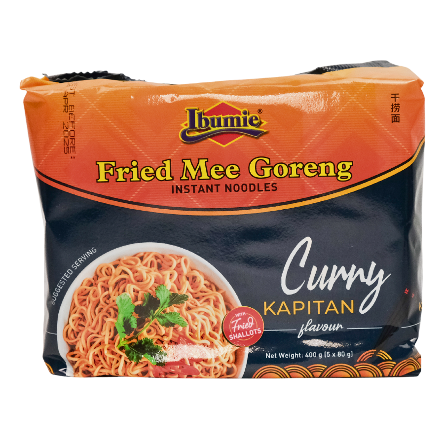 Ibumie Fried Mee Goreng Curry Kapitan 5x80g Pack