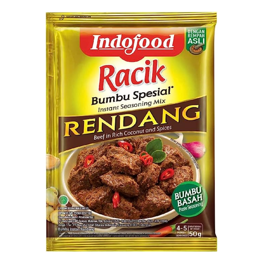 Indofood Instant Seasoning Mix for Beef Rendang 60g