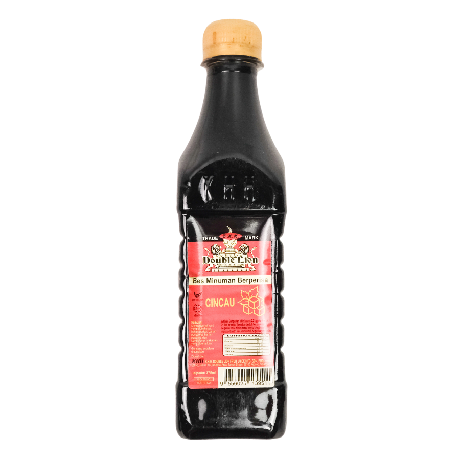 KHH Double Lion Flavoured Concentrate Cincau Syrup 350ml