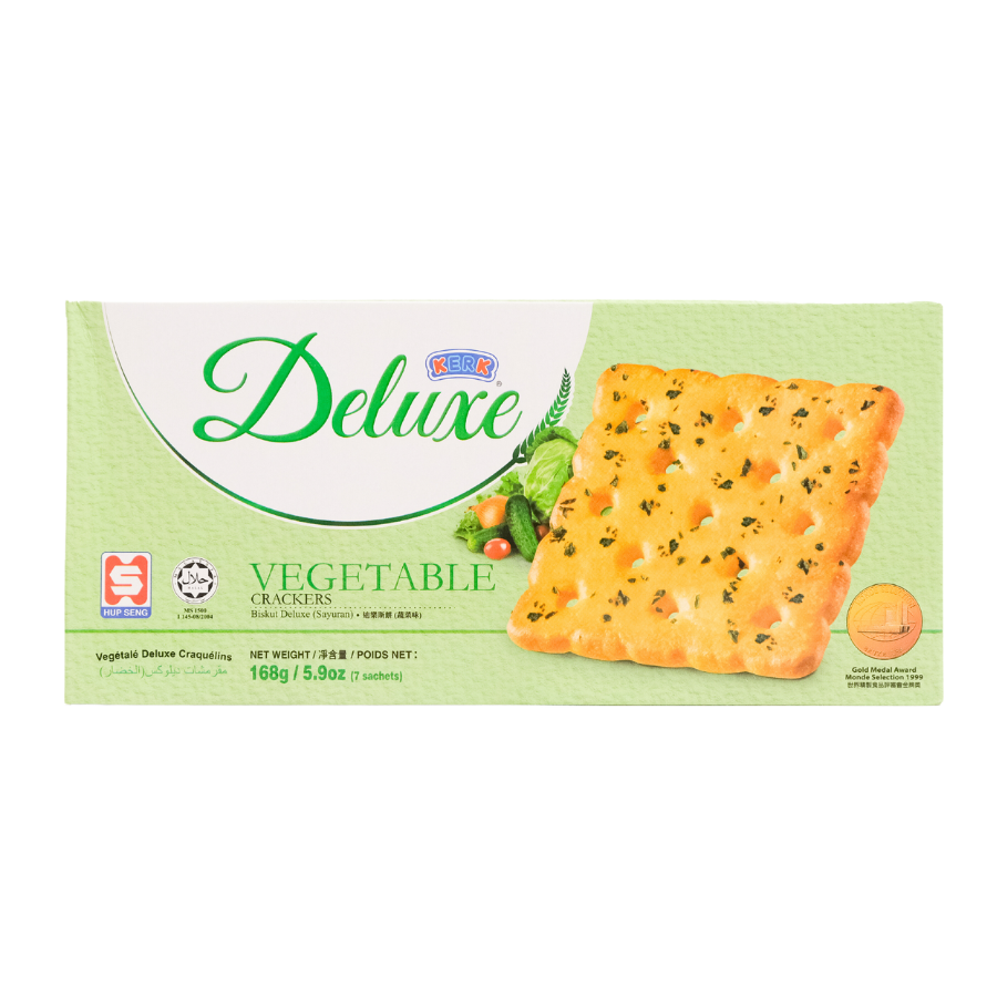 Kerk Deluxe Vegetable Crackers 168g